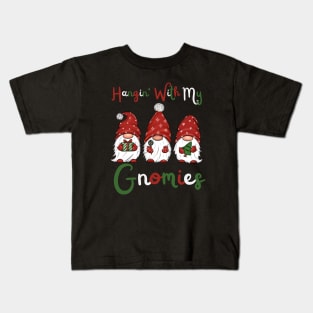 Christmas Gnome Design Kids T-Shirt